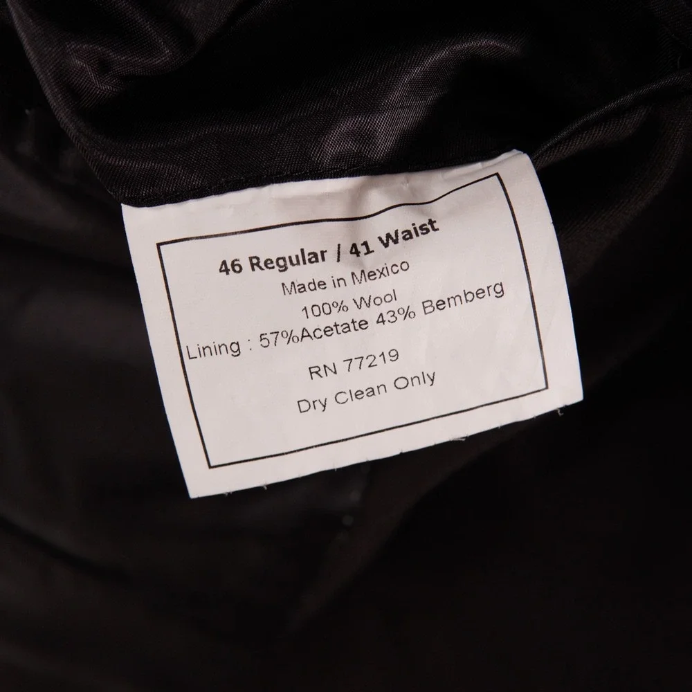 Pronto Uomo Platinum Super 120's Wool Chocolate Brown Suit Jacket 44R Tagged 46R
